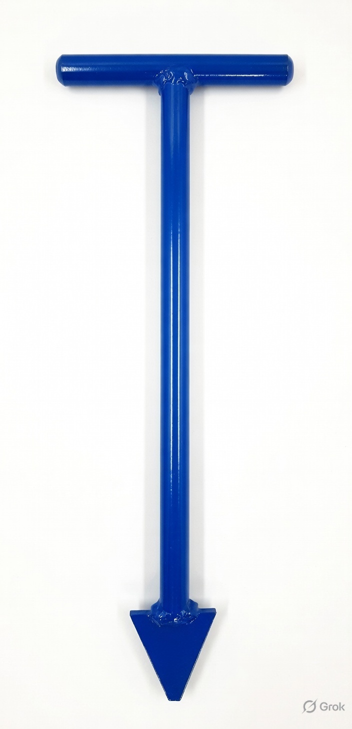 Chamber Key PS136 200mm steel — front view